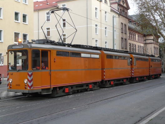 Schienenschleifzug der VGF