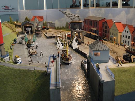 Blick &uuml;ber den 0e-Hafenbahnhof