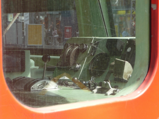 Blick in den Fuehrerstand