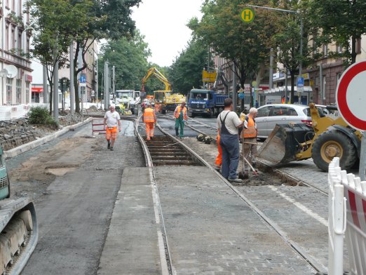 Blick aus Richtung Süden