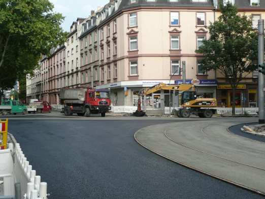 Blick aus Richtung Westen