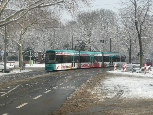 Straszenbahn der Linie 12