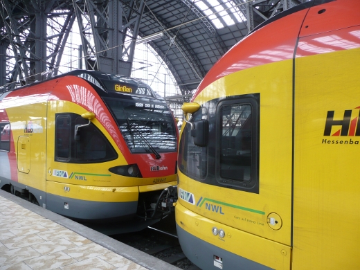FLIRT der Hessenbahn in Frankfurt/Main Hbf