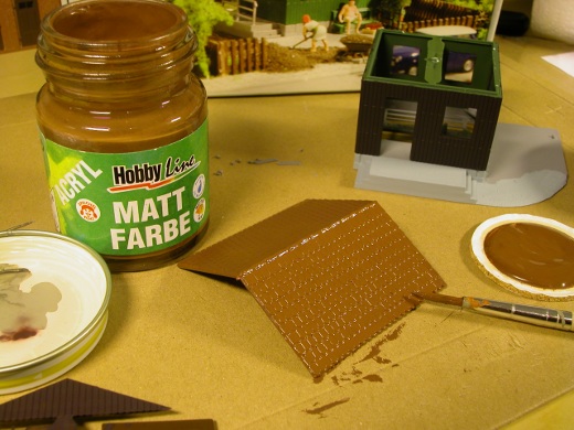 Gartenlaube von Auhagen im Bau