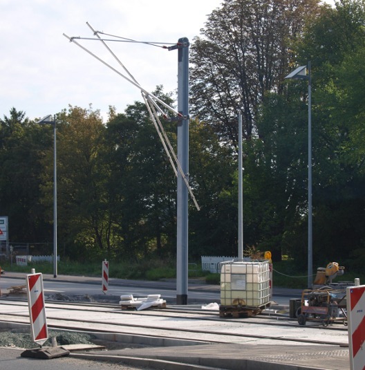 Ausleger Oberleitung