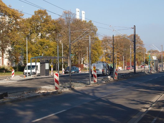 Baustelle Linie 18