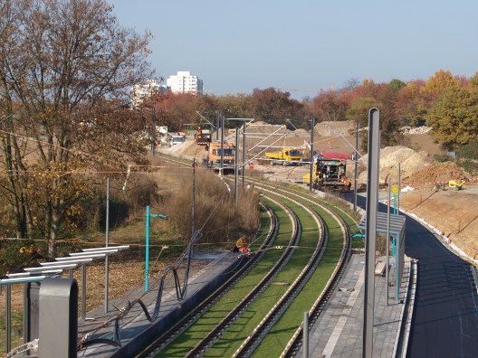 Baustelle Linie 18