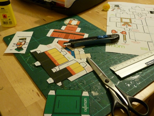 Schneemann und Nussknacker