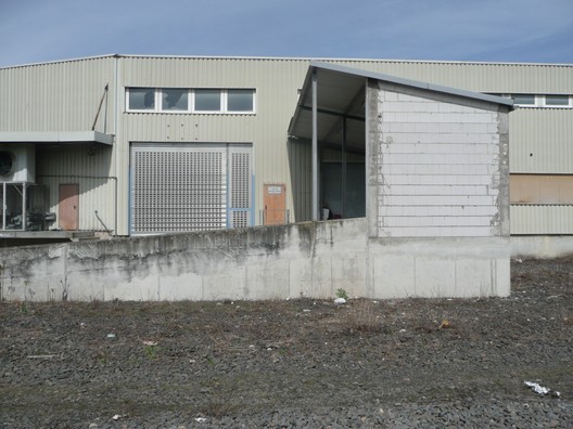 Ein Obstlagerhaus im Frankfurter Osthafen, fotografiert im Jahre 2010