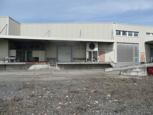 Ein Obstlagerhaus im Frankfurter Osthafen, fotografiert im Jahre 2010