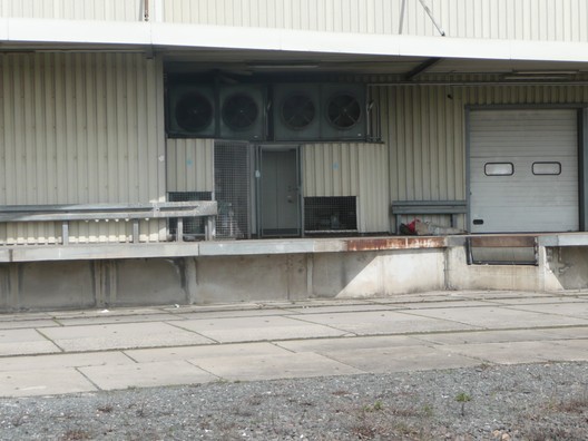 Ein Obstlagerhaus im Frankfurter Osthafen, fotografiert im Jahre 2010