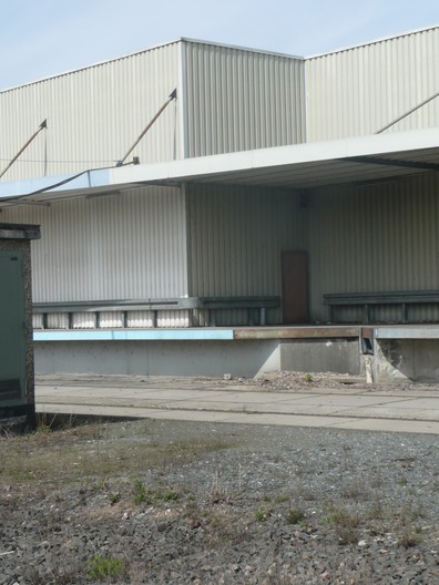 Ein Obstlagerhaus im Frankfurter Osthafen, fotografiert im Jahre 2010