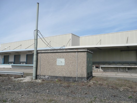 Ein Obstlagerhaus im Frankfurter Osthafen, fotografiert im Jahre 2010