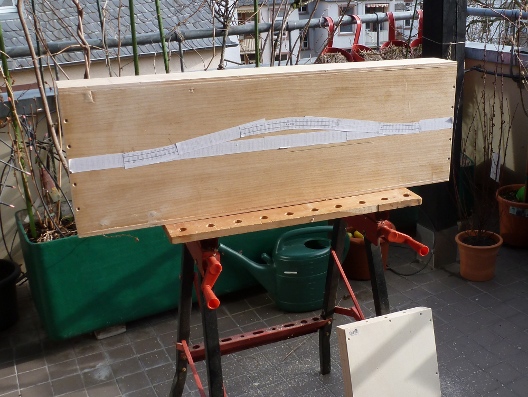 Modulkasten im Rohbau