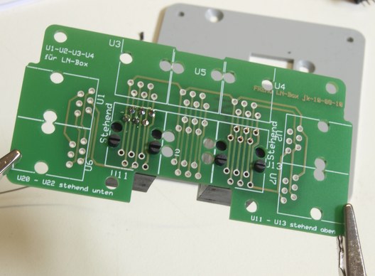 LN-Buchsen eingelötet