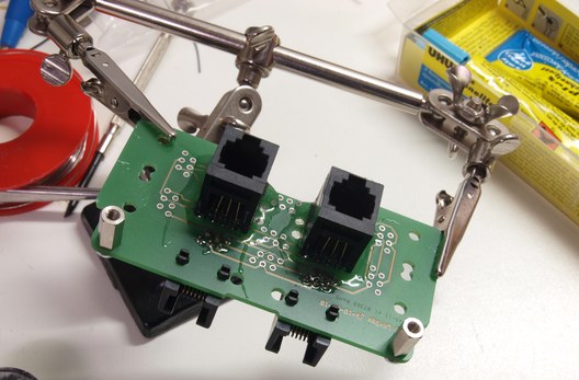 Eingeharzte LN-Buchsen