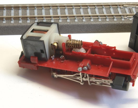 Spreewaldlok für den Decodereinbau vorbereitet