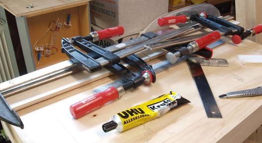 H0m-Haltepunktmodul: Gleisbefestigung