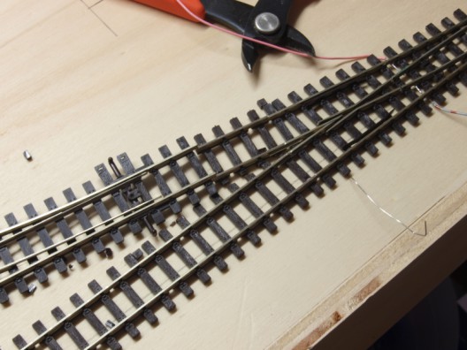 Gleise und Weichen anpassen