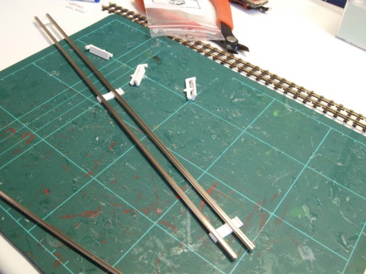 Rillenschienen mit Abstandshaltern