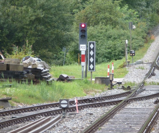 Ausahrsignal Richtung Schaftlach