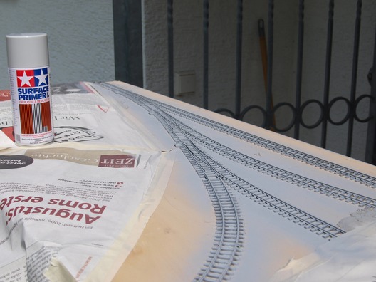 Baufortschritte auf den Trambahn-Modulen