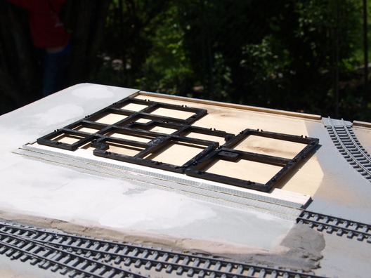 Baufortschritte auf den Trambahn-Modulen