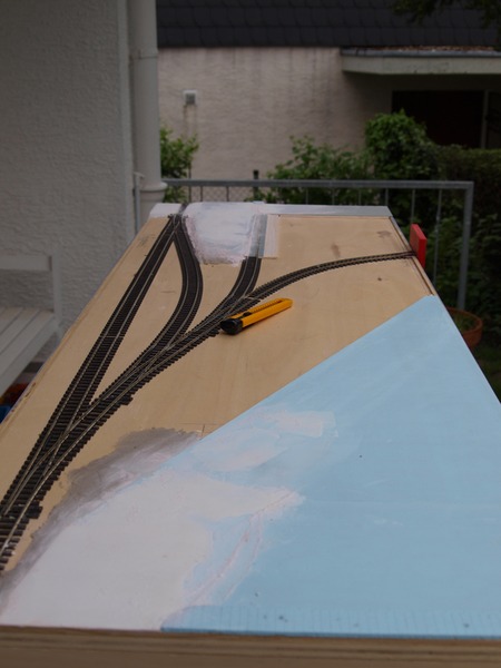 Baufortschritte auf den Trambahn-Modulen