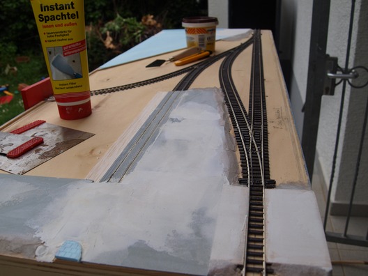 Baufortschritte auf den Trambahn-Modulen