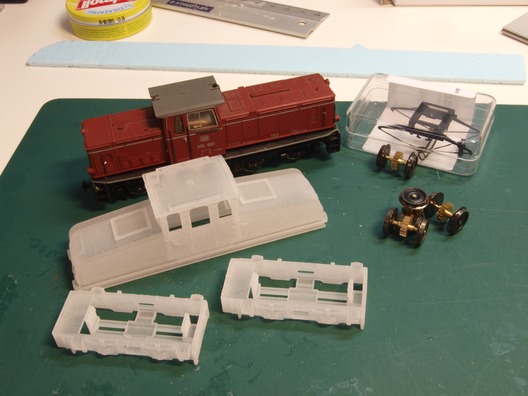 Baufortschritte auf den Trambahn-Modulen