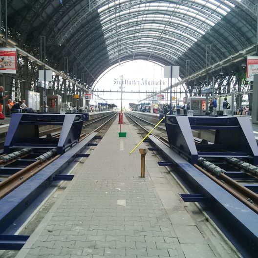 Warten auf den Zug...