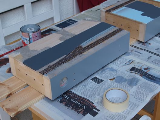 Baufortschritte bei den Straßenbahnmodulen