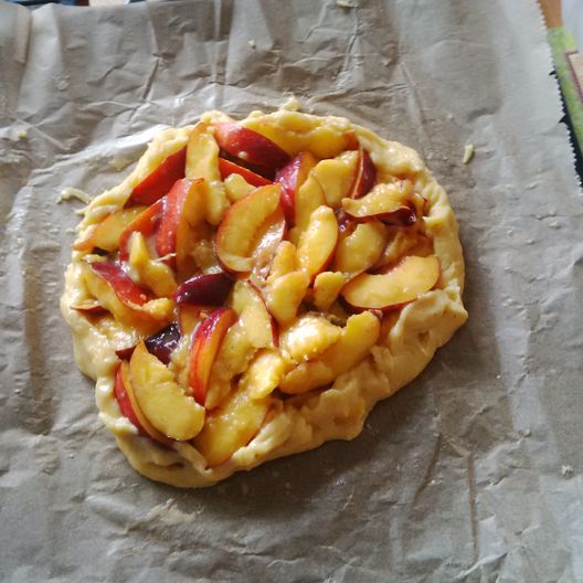 Tarte mit Nektarinen