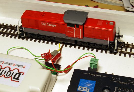 Umbau der Trix 290 mit einzeln schaltbarem Spitzenlicht