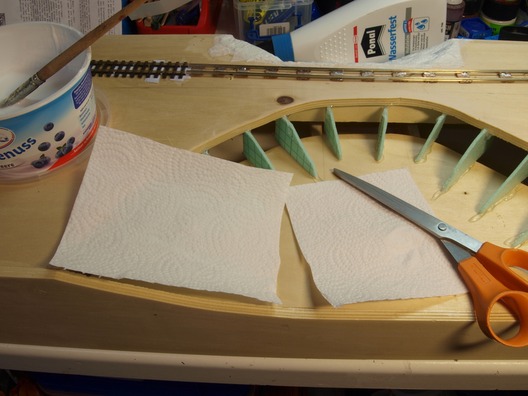 Landschaftsrohbau auf den Trammodulen