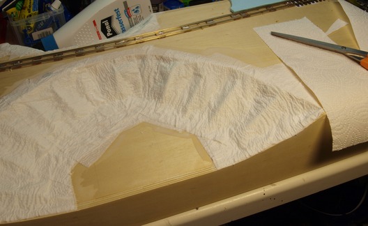 Landschaftsrohbau auf den Trammodulen