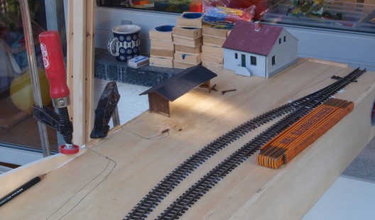 Landschaftsbau auf den Trammodulen