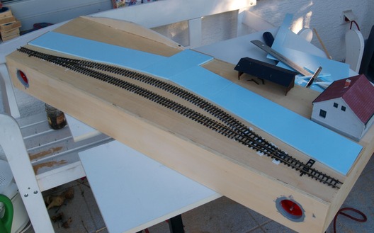 Landschaftsbau auf den Trammodulen