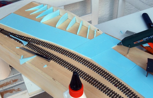 Landschaftsbau auf den Trammodulen