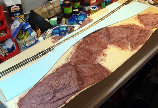 Landschaftsbau auf den Trammodulen