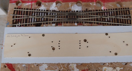 Umbau der RocoLine-DKW mit Herzstücken von Michael Weinert