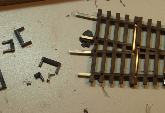 Umbau der RocoLine-DKW mit Herzstücken von Michael Weinert