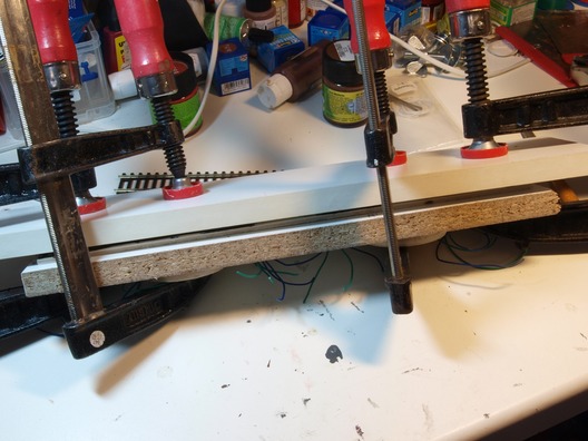 Umbau der RocoLine-DKW mit Herzstücken von Michael Weinert