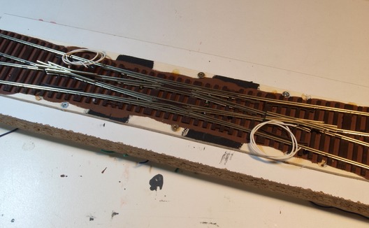 Umbau der RocoLine-DKW mit Herzstücken von Michael Weinert