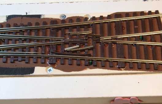 Umbau der RocoLine-DKW mit Herzstücken von Michael Weinert