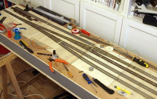 Gleisbau in Bischofsheim