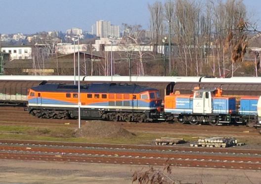 Lokomotiven der ehemaligen NBE in Frankfurt Ost