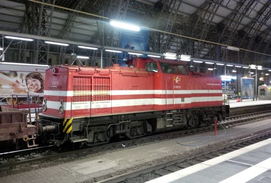 Nachts auf dem Frankfurter Hauptbahnhof