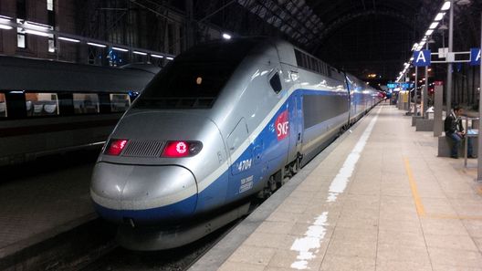Nachts auf dem Frankfurter Hauptbahnhof