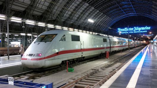 Nachts auf dem Frankfurter Hauptbahnhof